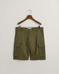 Relaxed Fit Twill Cargo Shorts Juniper Green / 30