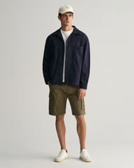 Relaxed Fit Twill Cargo Shorts Juniper Green / 30