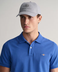 REGULAR Fit Shield Piqué Polo Shirt RICH BLUE / S