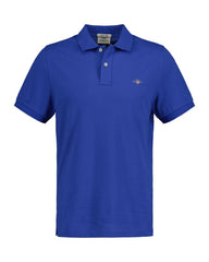 REGULAR Fit Shield Piqué Polo Shirt RICH BLUE / S