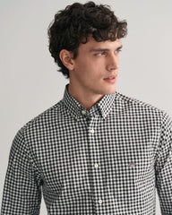 Regular Fit Gingham Poplin Shirt