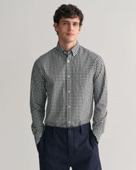 Regular Fit Gingham Poplin Shirt