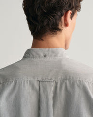 Regular Fit Banker Stripe Poplin Shirt