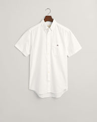 REGULAR Fit Classic Oxford Short Sleeve Shirt WHITE / S