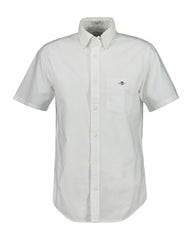 REGULAR Fit Classic Oxford Short Sleeve Shirt WHITE / S
