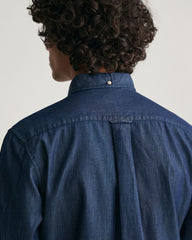 Regular Fit Indigo Shirt DARK INDIGO / S