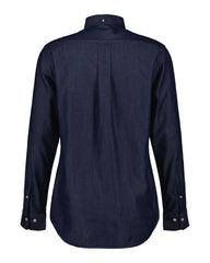Regular Fit Indigo Shirt DARK INDIGO / S
