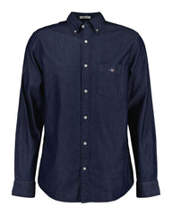 Regular Fit Indigo Shirt DARK INDIGO / S