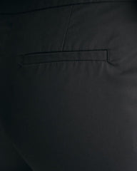 Slim Fit Cigarette Slacks Ebony Black / 34