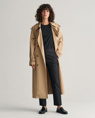 Slim Fit Cigarette Slacks Ebony Black / 34