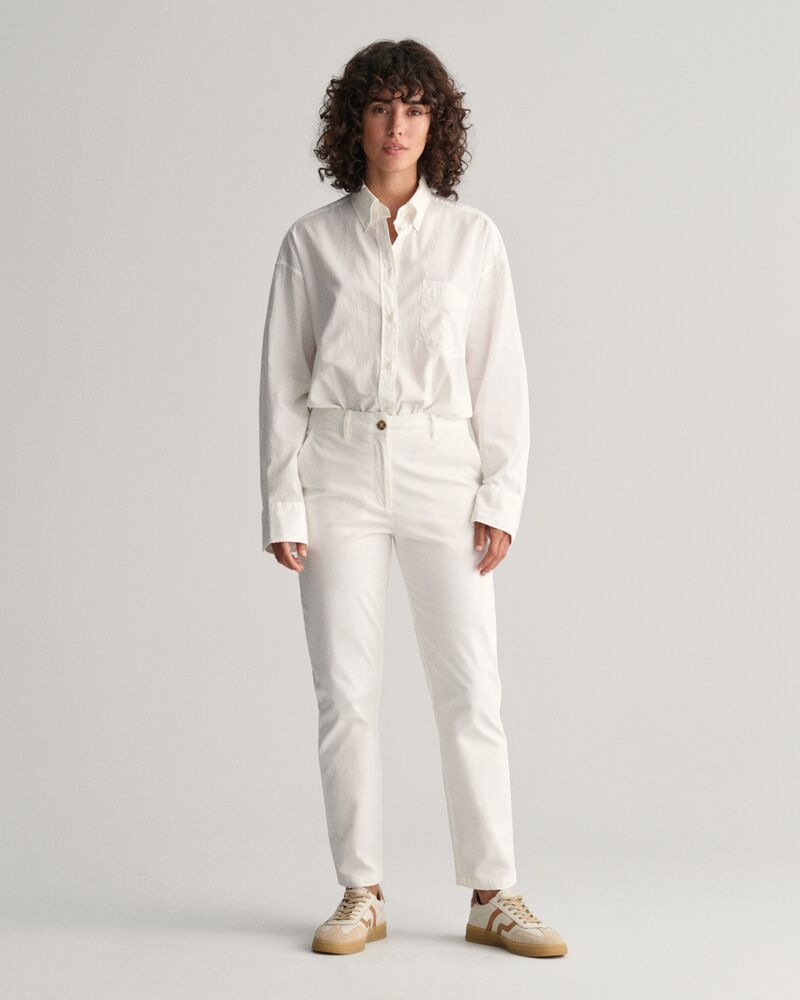 Slim Fit Chinos Eggshell / 34