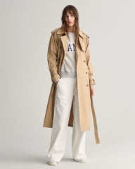 Logo Crew Neck Sweatshirt Pale Grey Melange / S