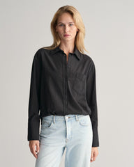 Relaxed Fit Seersucker Striped Shirt