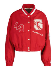 CROPPED VARSITY JACKET