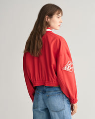 CROPPED VARSITY JACKET