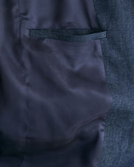 Denim Overcoat Dark Blue / S