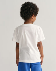 Kids Gant Surf Academy T-Shirt 92 / WHITE