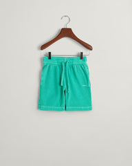 Kids Sunfaded Sweat Shorts Deep Pool / 92