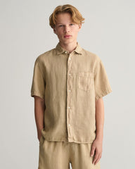 Teens Linen Short Sleeve Shirt