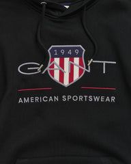 Archive Shield Hoodie Black / S