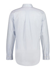 REGULAR Fit CLASSIC SHORT SLEEVE Banker Stripe Poplin Shirt LIGHT BLUE / S