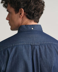 Regular Fit Indigo Shirt DARK INDIGO / S