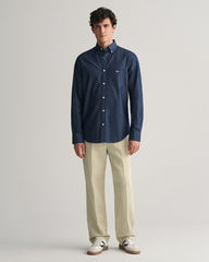 Regular Fit Indigo Shirt DARK INDIGO / S