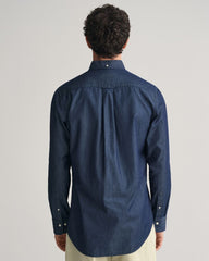 Regular Fit Indigo Shirt DARK INDIGO / S