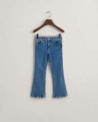 BOOTCUT JEANS MID BLUE / 92