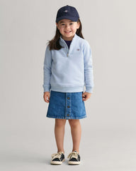 SHIELD HALF ZIP SWEAT FRESH BLUE / 92