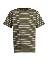 Teens Striped T-Shirt Juniper Green / 134/140