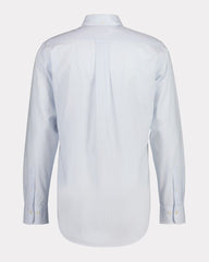 REGULAR Fit CLASSIC SHORT SLEEVE Banker Stripe Poplin Shirt LIGHT BLUE / S