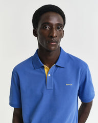 Contrast Piqué Polo Shirt