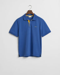 Contrast Piqué Polo Shirt