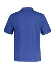 REGULAR Fit Shield Piqué Polo Shirt RICH BLUE / S