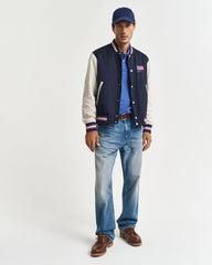 REGULAR Fit Shield Piqué Polo Shirt RICH BLUE / S