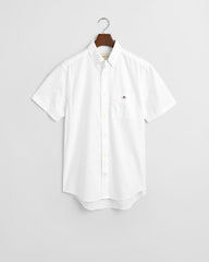 REGULAR Fit Classic Oxford Short Sleeve Shirt WHITE / S