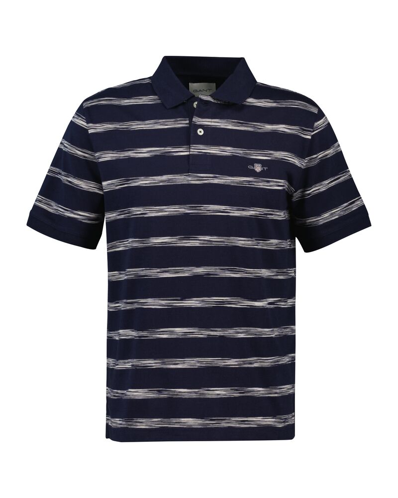 STRIPED POLO EVENING BLUE / S