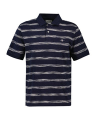 STRIPED POLO EVENING BLUE / S