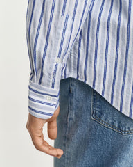 RELAXED Fit Textured Stripe Shirt EGGSHELL / XS