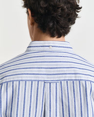 RELAXED Fit Textured Stripe Shirt EGGSHELL / XS