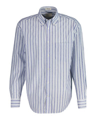 RELAXED Fit Textured Stripe Shirt EGGSHELL / XS