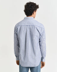 RELAXED Fit Textured Stripe Shirt EGGSHELL / XS