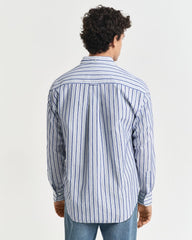 RELAXED Fit Textured Stripe Shirt EGGSHELL / XS