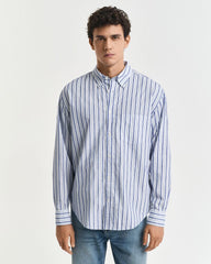RELAXED Fit Textured Stripe Shirt EGGSHELL / XS