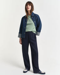 REGULAR TONAL SHIELD SS T-SHIRT KALAMATA GREEN / S