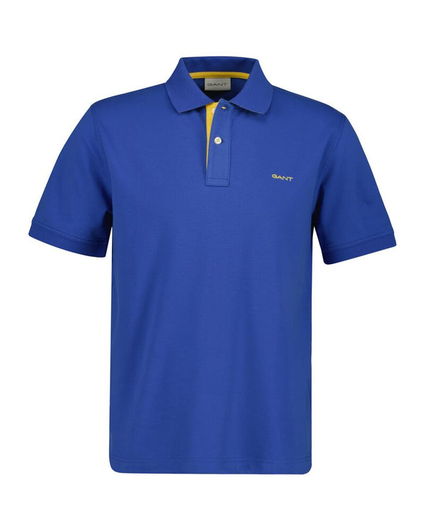 Contrast Piqué Polo Shirt