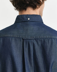 Regular Fit Indigo Shirt DARK INDIGO / S