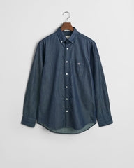 Regular Fit Indigo Shirt DARK INDIGO / S