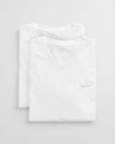 V-NECK T-SHIRT 2-PACK WHITE / S